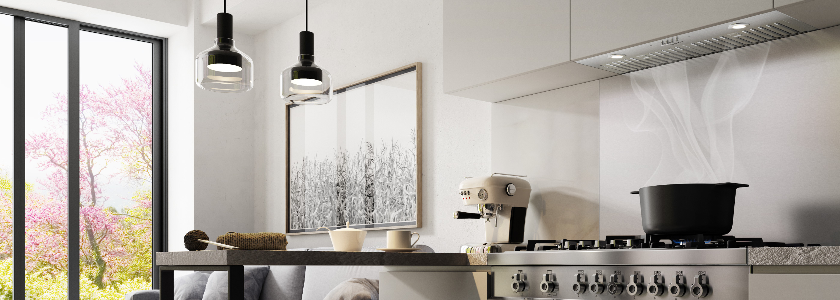 Transform your kitchen with the italian design and high performance from Techne line